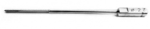 Метчик для кортикальных  винтов ∅ 2,7 мм под съёмную рукоятку.